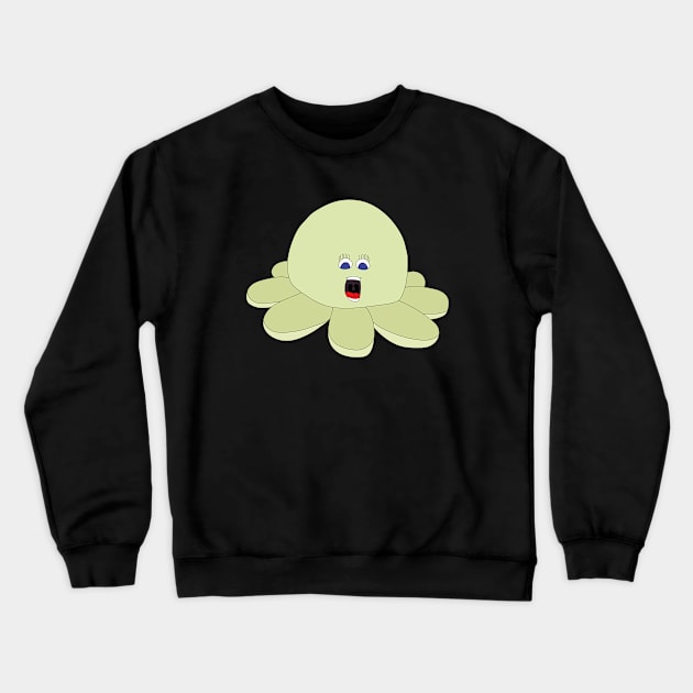 Cute Octopus Crewneck Sweatshirt by DiegoCarvalho